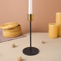 Glossy Black Candle Stand Large Nestasia
