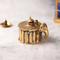 Brass Elephant Ink Pot (3 Inch) Vedansh Craft
