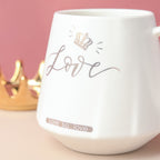 Royal Crown Love Coffee Cup With Lid 300 ml Nestasia