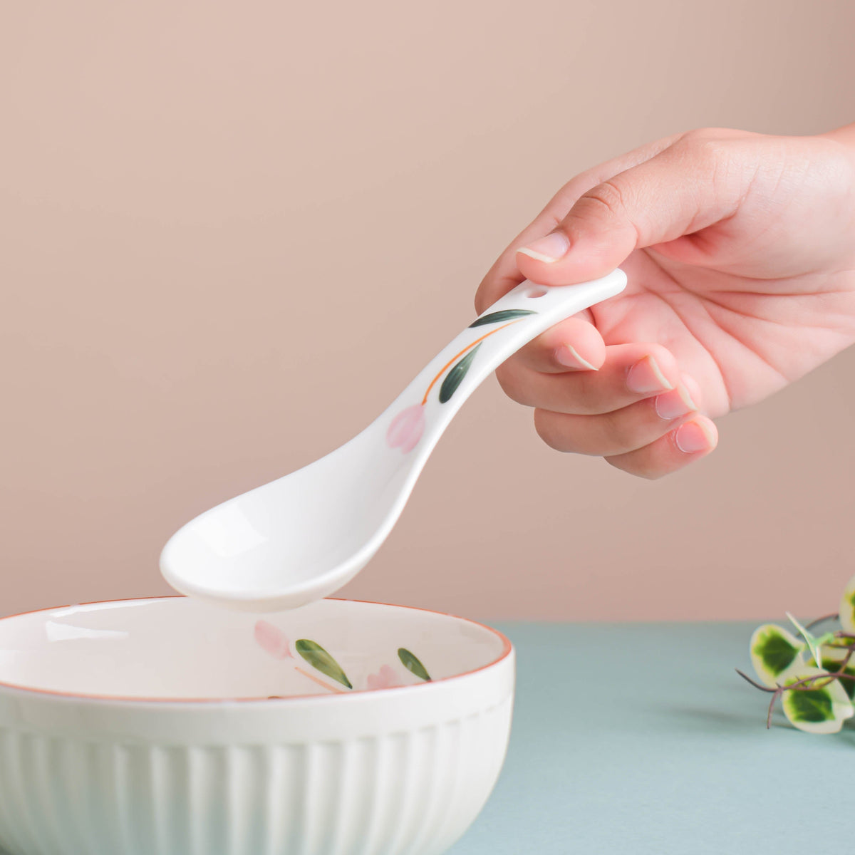 Sakura 21 Piece Snack Set For 6 Nestasia