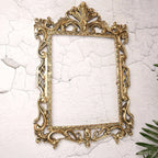 Brass Vintage Photo / Mirror Frame Wall Hanging (17.5 Inch) Vedansh Craft