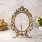 Brass Vintage Photo / Mirror Frame Table Top Decor (16 Inch) Vedansh Craft