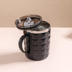 Stainless Steel Travel Mug For Car Black 400ml Nestasia