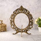 Brass Vintage Photo / Mirror Frame Table Top Decor (16 Inch) Vedansh Craft