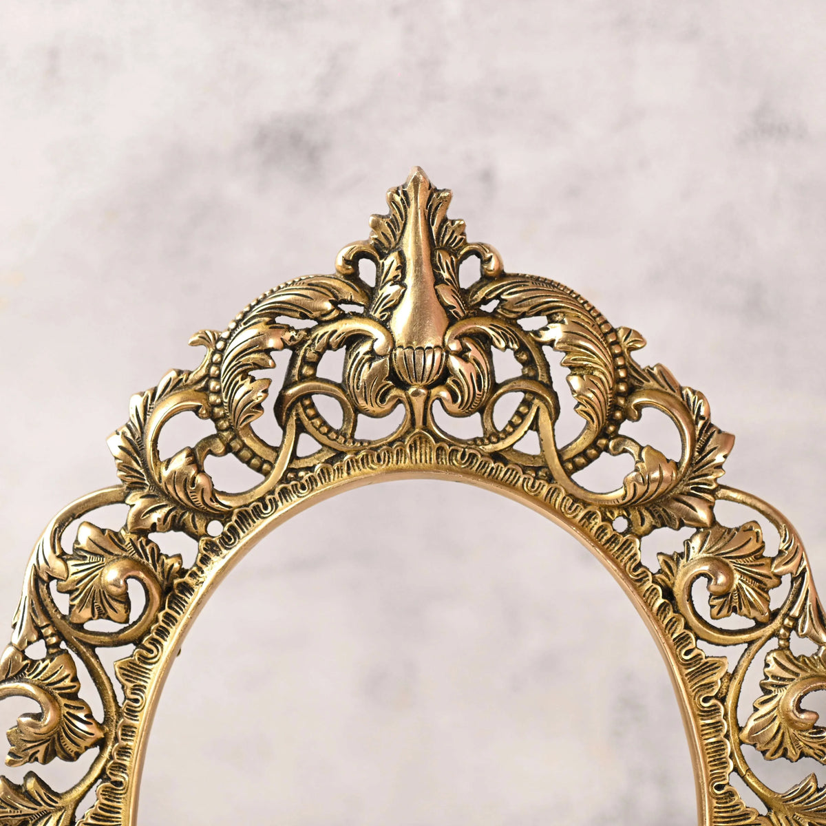 Brass Vintage Photo / Mirror Frame Table Top Decor (16 Inch) Vedansh Craft