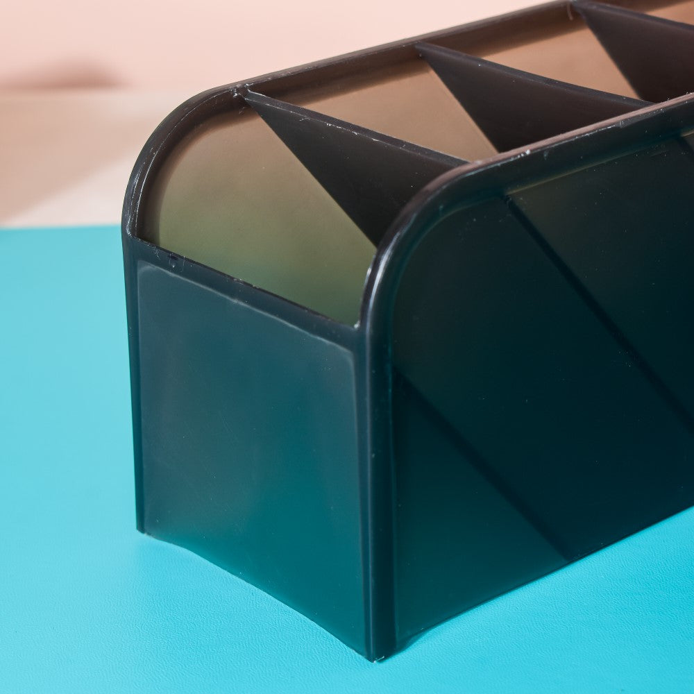 Slanting Desk Organiser Black Set Of 2 Nestasia