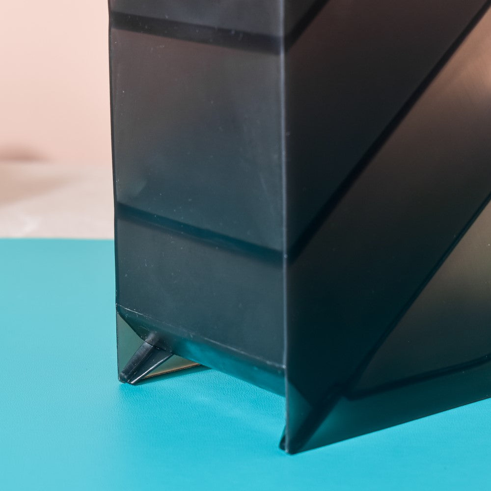 Slanting Desk Organiser Black Set Of 2 Nestasia