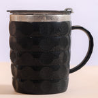 Stainless Steel Travel Mug For Car Black 400ml Nestasia
