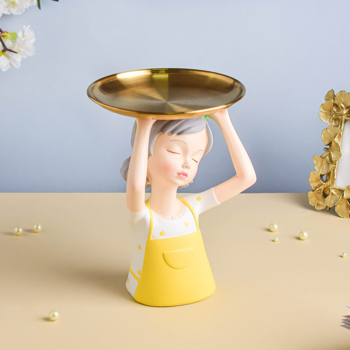 Yellow Girl Platter Nestasia