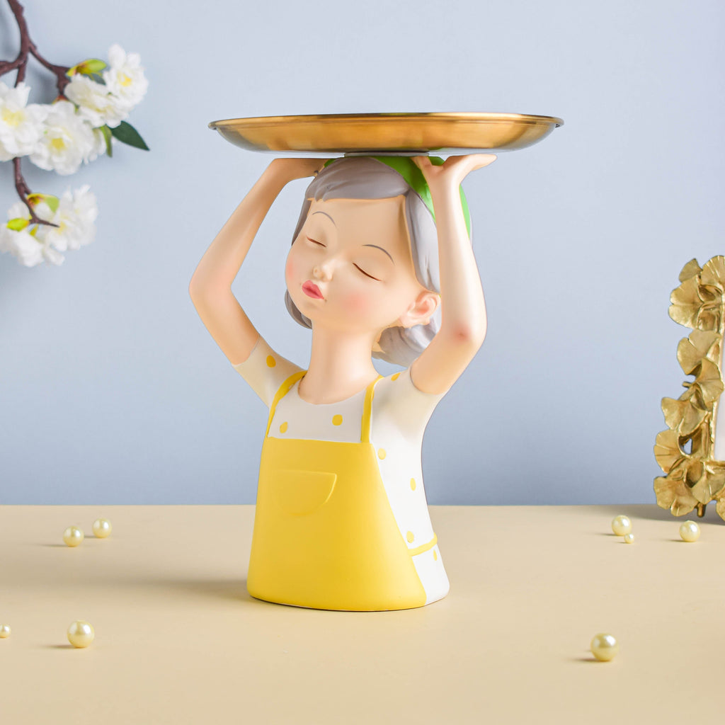 Yellow Girl Platter Nestasia