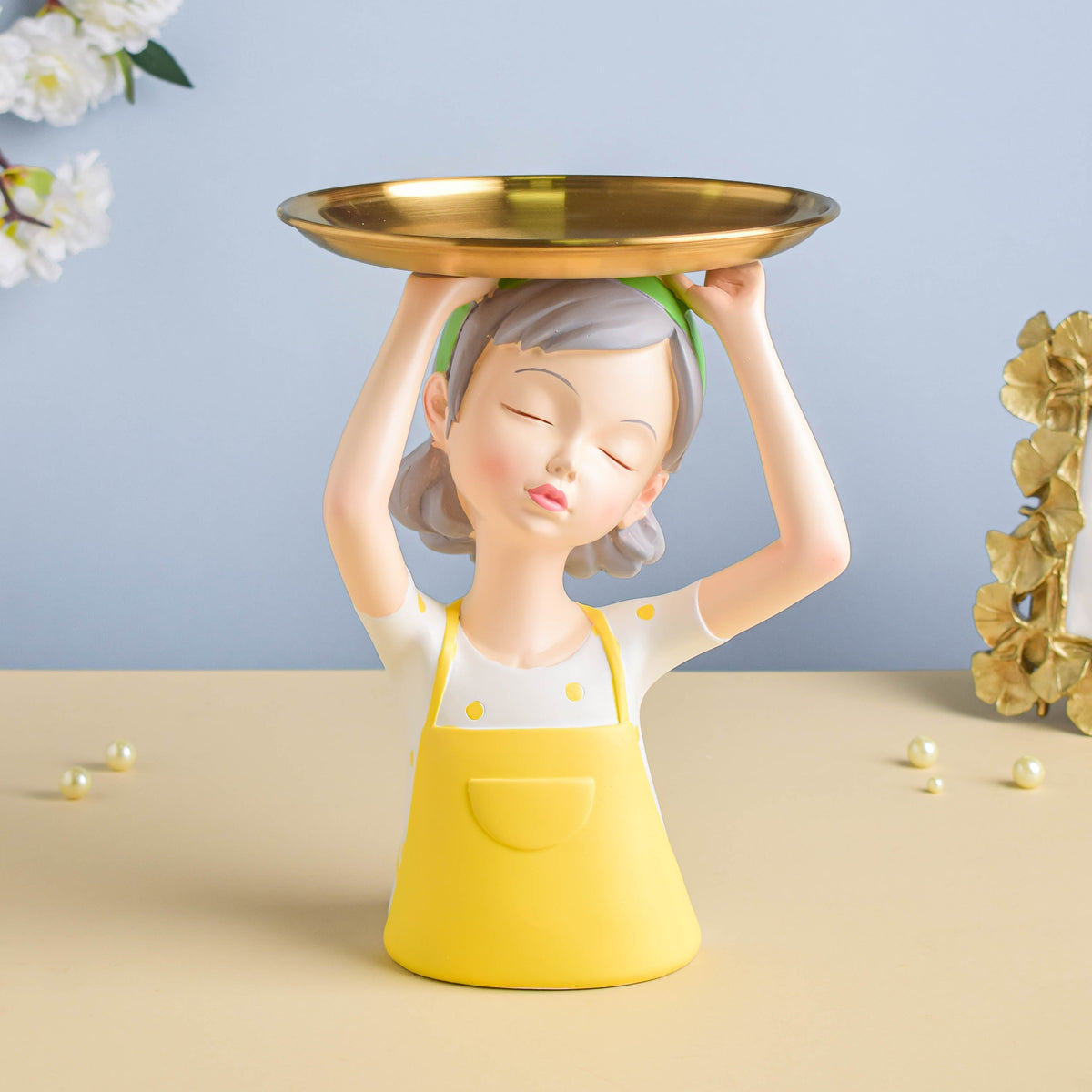Yellow Girl Platter Nestasia