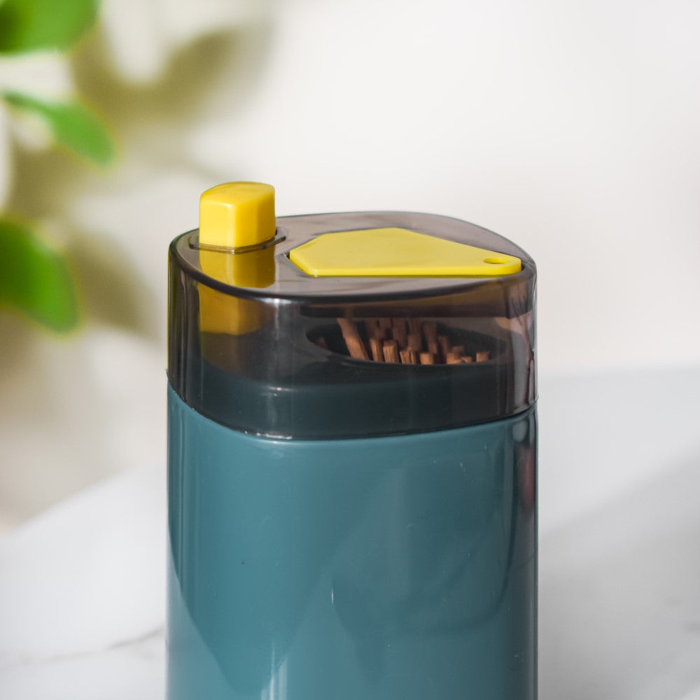 Pop-Up Toothpick Holder Dispenser Blue Nestasia