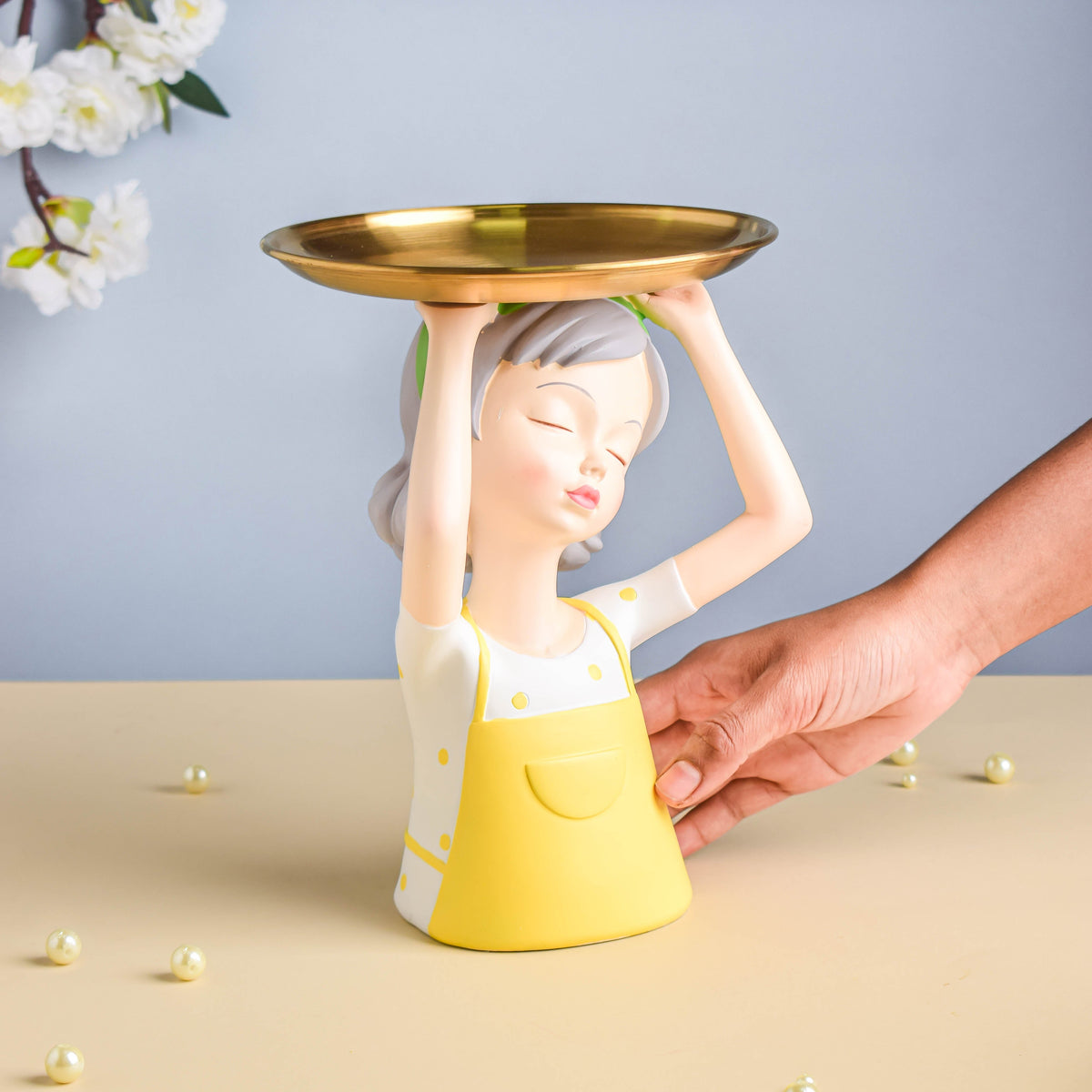 Yellow Girl Platter Nestasia
