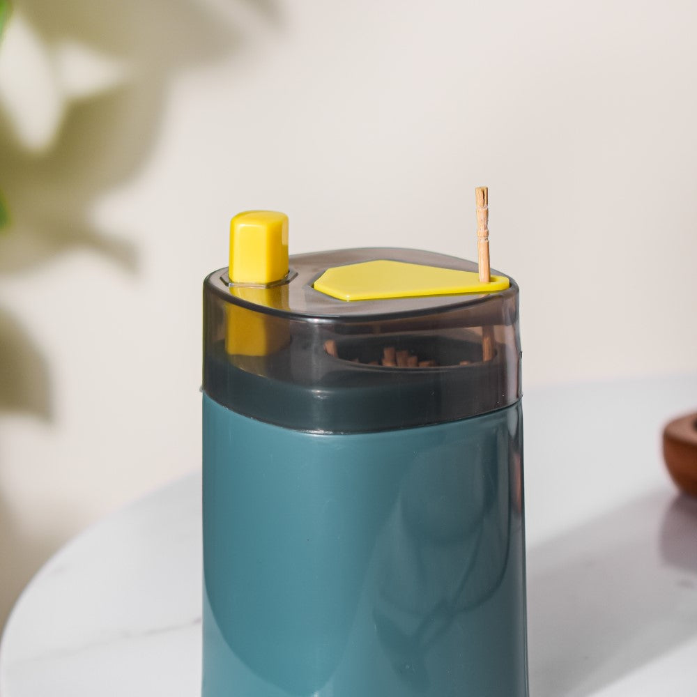 Pop-Up Toothpick Holder Dispenser Blue Nestasia