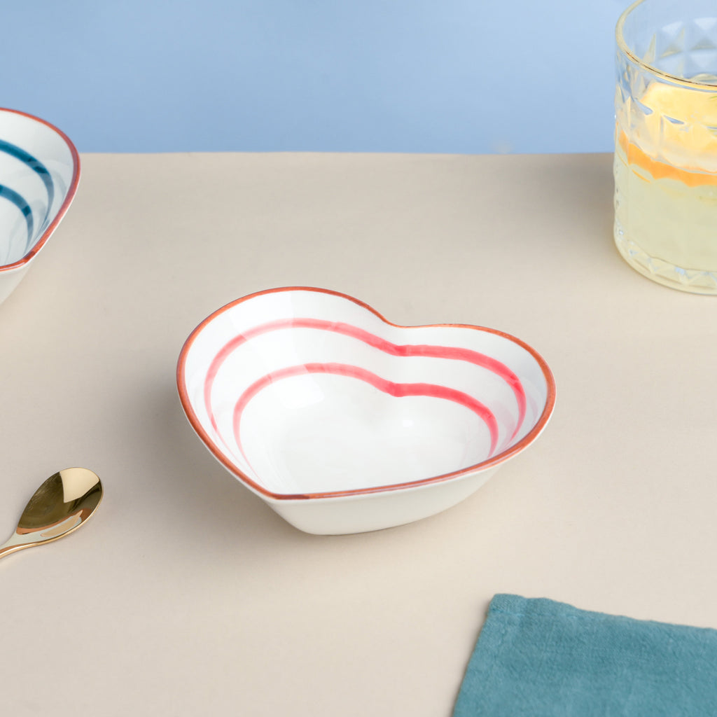 Spiral Red 22 Piece Dinner Set For 6 Nestasia