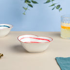 Red Illusion Heart Snack Bowl Nestasia