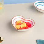Red Illusion Heart Snack Bowl Nestasia