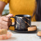 Marble Tea Cup and Saucer Nestasia