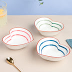 Red Illusion Heart Snack Bowl Nestasia