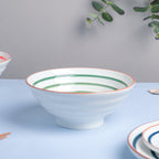 Spiral Green 22 Piece Dinner Set For 6 Nestasia