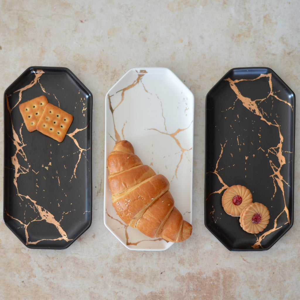 Marble Long Plates Nestasia