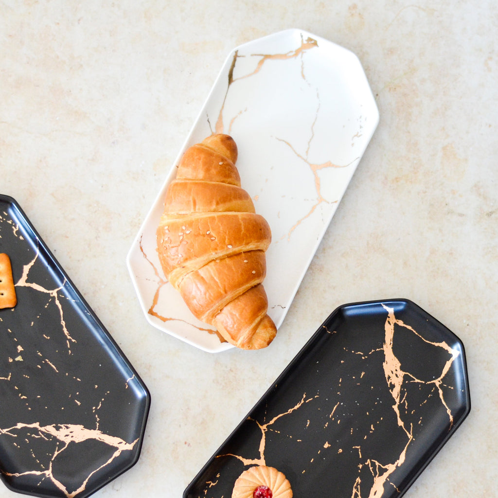 Marble Long Plates Nestasia