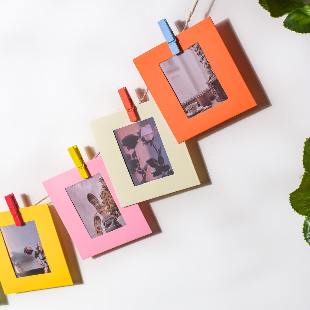 String DIY Wall Hanging Picture Frame Set Of 20 Nestasia