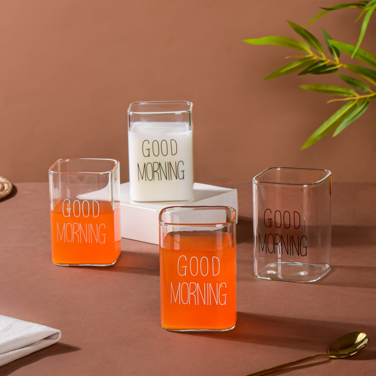 Square Cup Set of 2 Nestasia