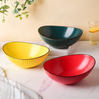 Ribbed Boat Serving Bowl Nestasia