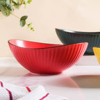 Ribbed Boat Serving Bowl Nestasia