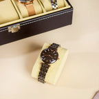 Watch Box Holder With 10 Cushioned Slots Black Nestasia