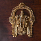 Brass Goddess Padmavati Wall Hanging In Frame (20 Inch) Vedansh Craft