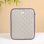 Premium Vegan Leather iPad Cover Grey Nestasia