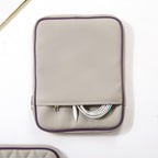 Premium Vegan Leather iPad Cover Grey Nestasia