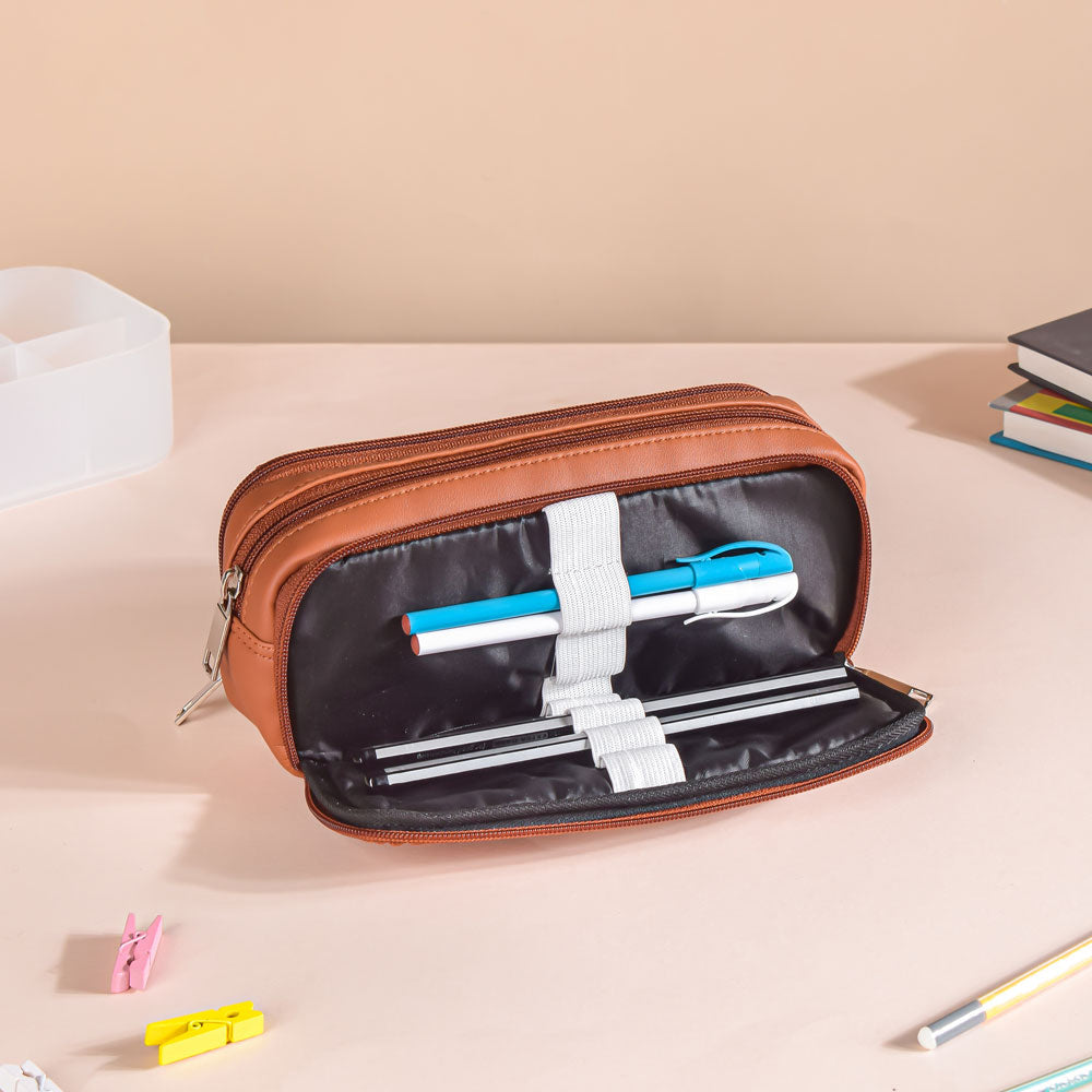 Pencil Bag Tan Nestasia