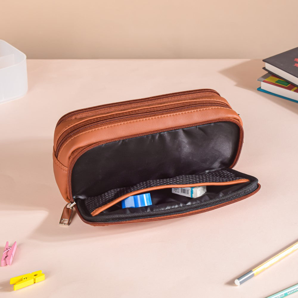 Pencil Bag Tan Nestasia