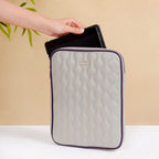 Premium Vegan Leather iPad Cover Grey Nestasia