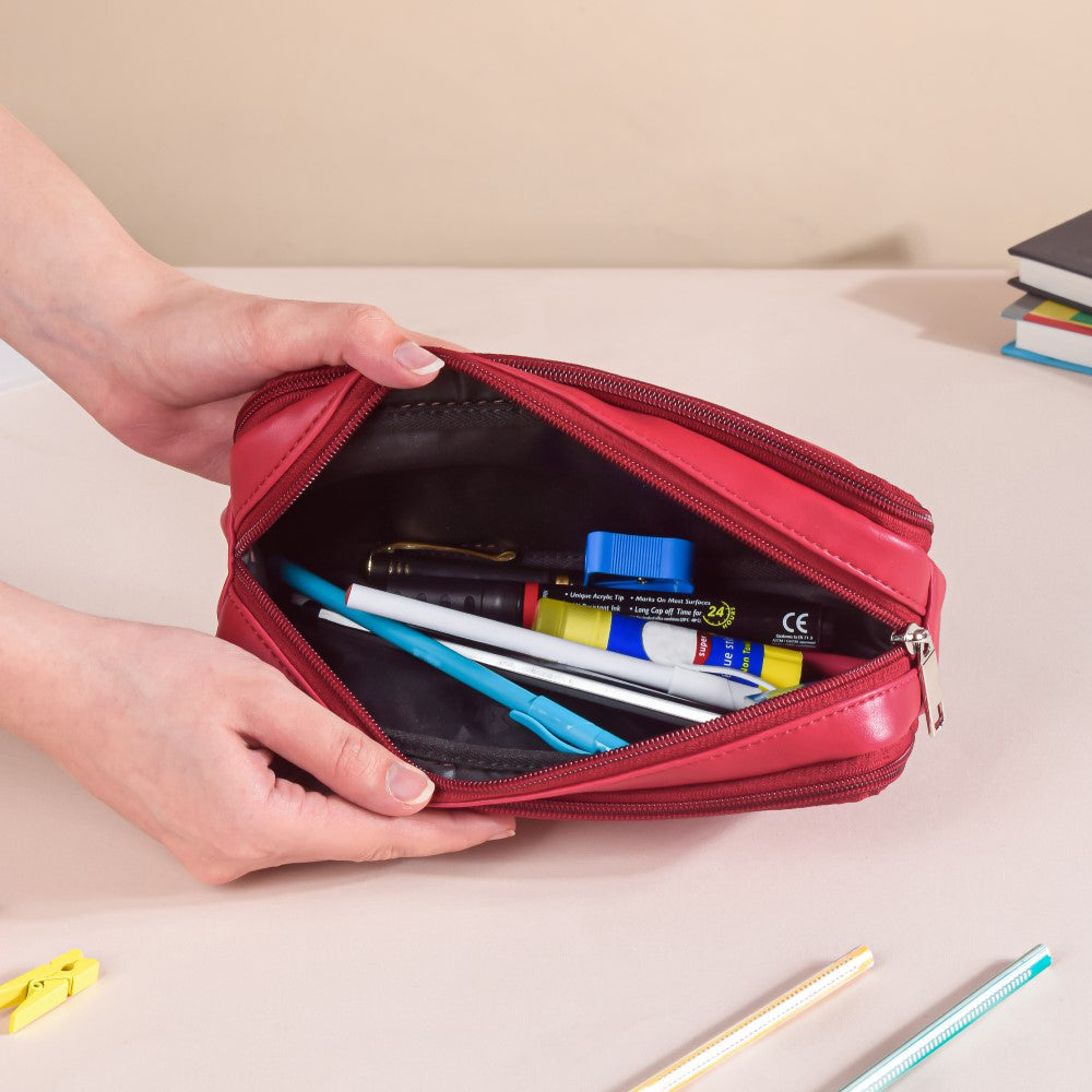 Multipurpose Stationery Bag Red Nestasia