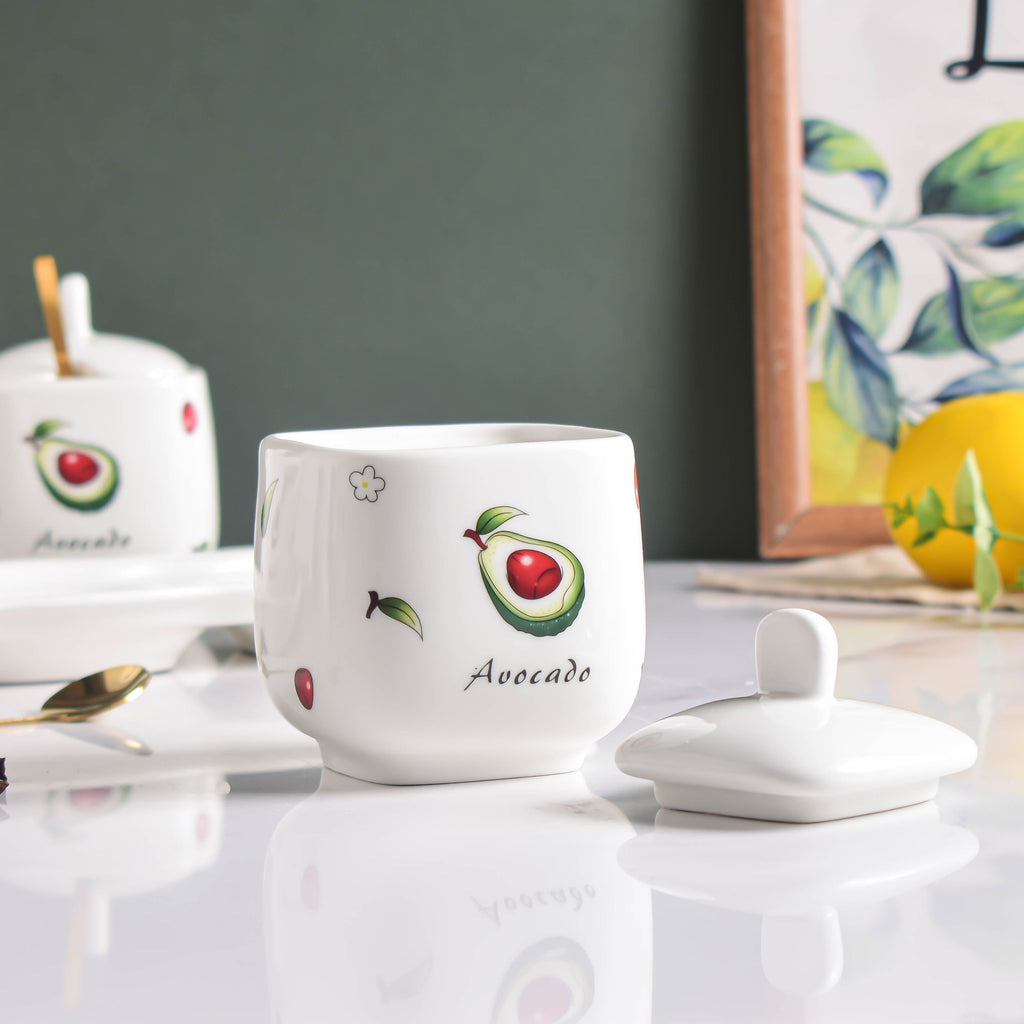 Avocado Spice Jar Set Of 3 Nestasia