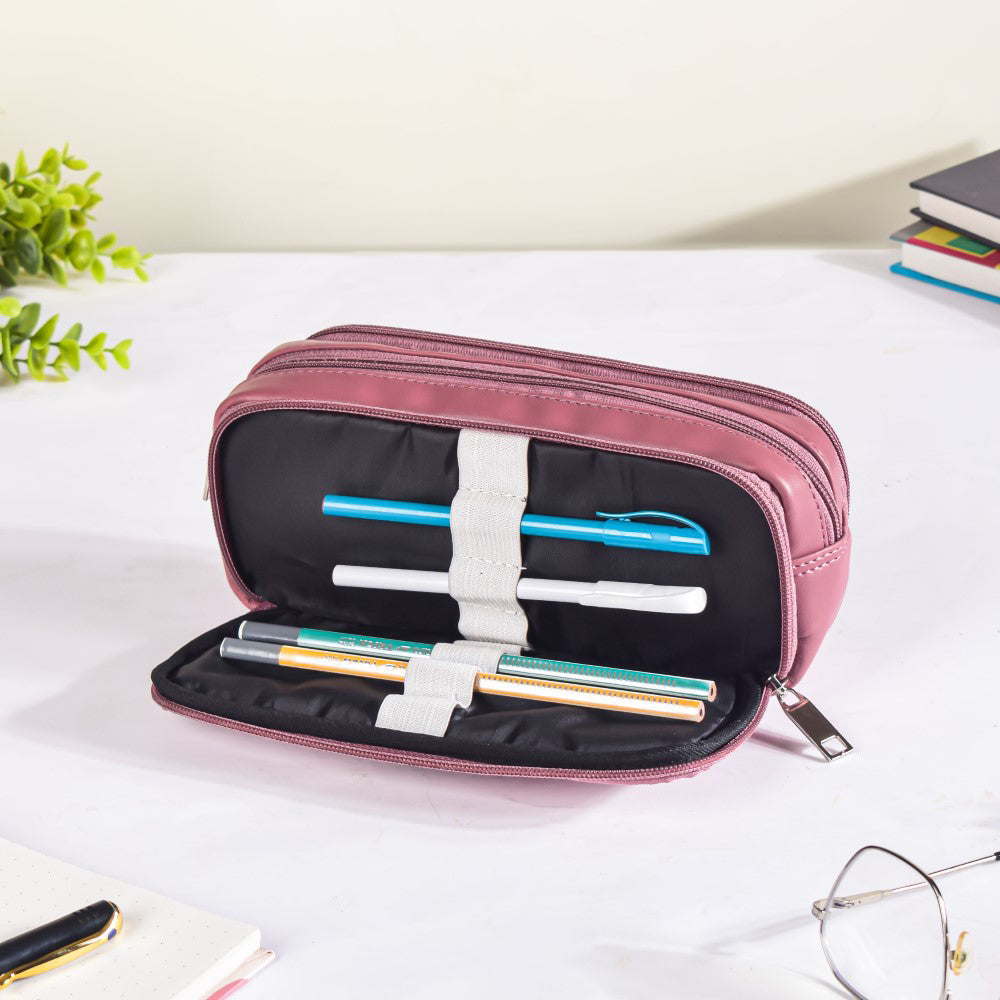 Stationery Storage Pouch Pink Nestasia