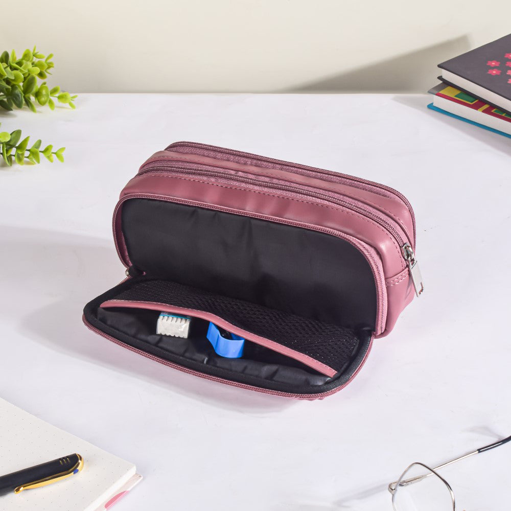 Stationery Storage Pouch Pink Nestasia