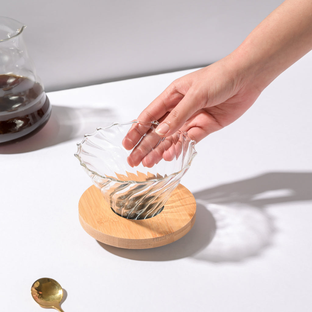 Glass Coffee Dripper Large Nestasia