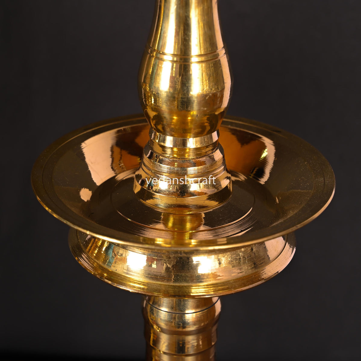 Brass Traditional Samai/Lamp Pair (11.5 Inch) Vedansh Craft
