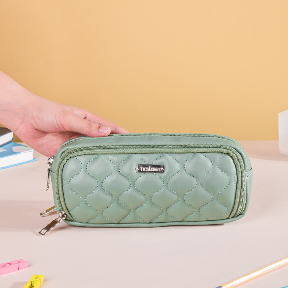 Storage Pencil Bag Green Nestasia