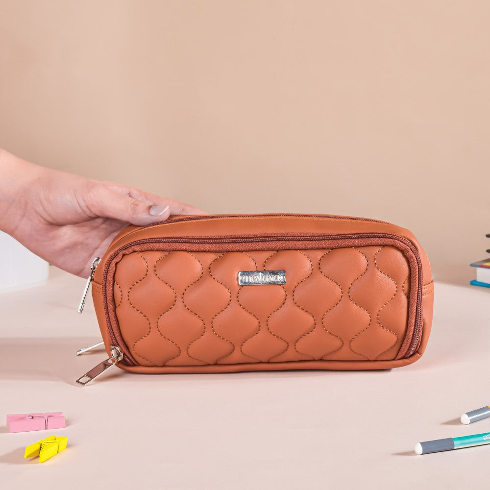 Pencil Bag Tan Nestasia