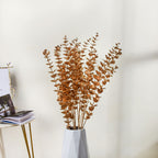 Artificial Eucalyptus Decor Stem Gold Set Of 4 Nestasia