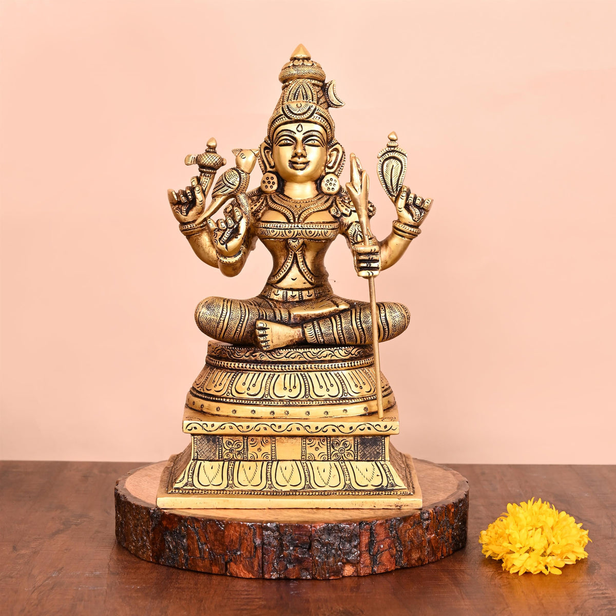 Brass Rajarajeshwari Devi Idol (12 Inch) Vedansh Craft