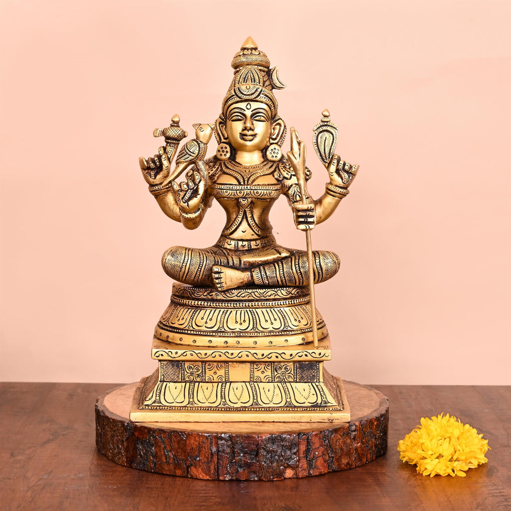 Brass Rajarajeshwari Devi Idol (12 Inch) Vedansh Craft