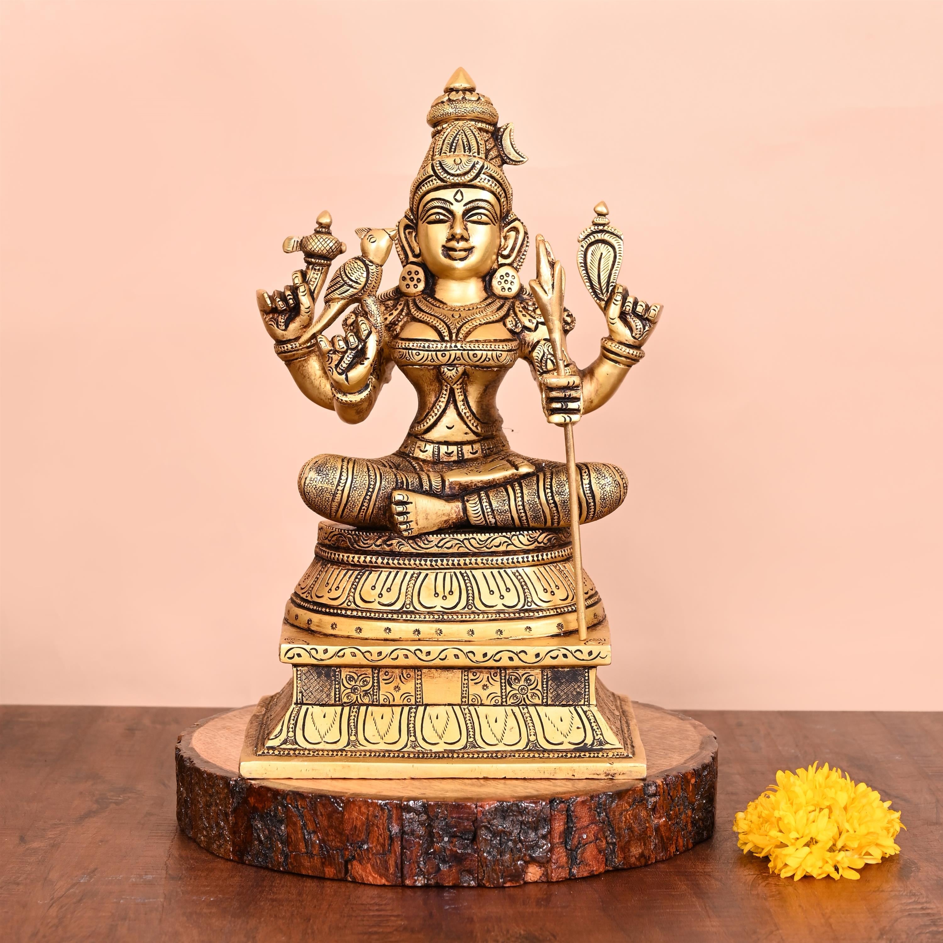 Brass Rajarajeshwari Devi Idol (12 Inch) Vedansh Craft