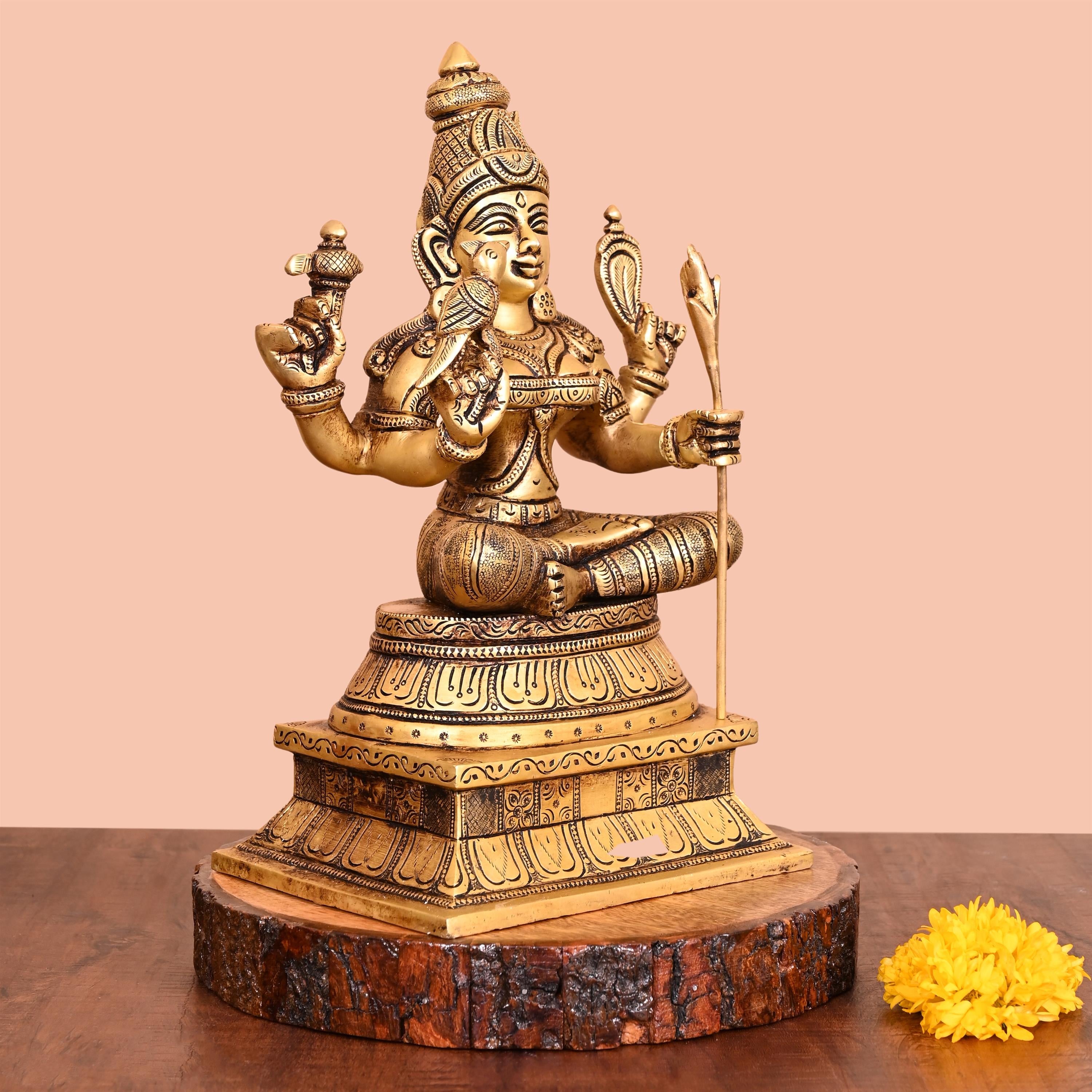 Brass Rajarajeshwari Devi Idol (12 Inch) Vedansh Craft